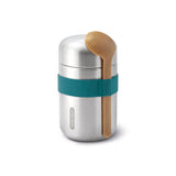 BLACK+BLUM food flask lunchbecher in orange, insulated lunch container with secure lid, suitable for hot and cold meals.