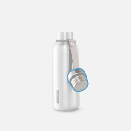 Black+Blum insulated bottle lid replacement part, durable cap for thermal flask, designed for easy sealing and leak prevention.