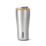 BLACK+BLUM travel tumbler, insulated coffee mug with sleek black design and secure lid, perfect for hot or cold beverages on the go.