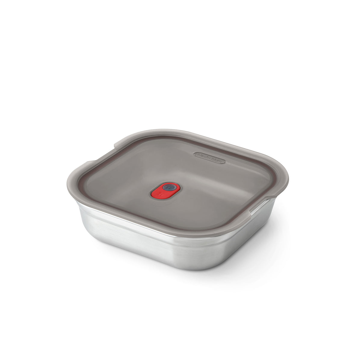 Black+Blum stainless steel multifunction storage tin with a sleek, modern design and secure lid for versatile kitchen use.