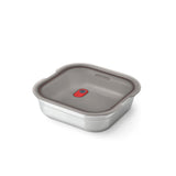 Black+Blum stainless steel multifunction storage tin with a sleek, modern design and secure lid for versatile kitchen use.