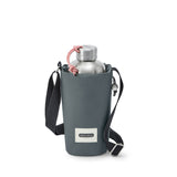 BLACK+BLUM bottle pouch, stylish and functional Flaschentasche in black, designed for carrying wine or beverages comfortably.