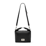 BLACK+BLUM insulated lunchbag with a sleek black design, featuring a spacious interior for lunch and snacks.