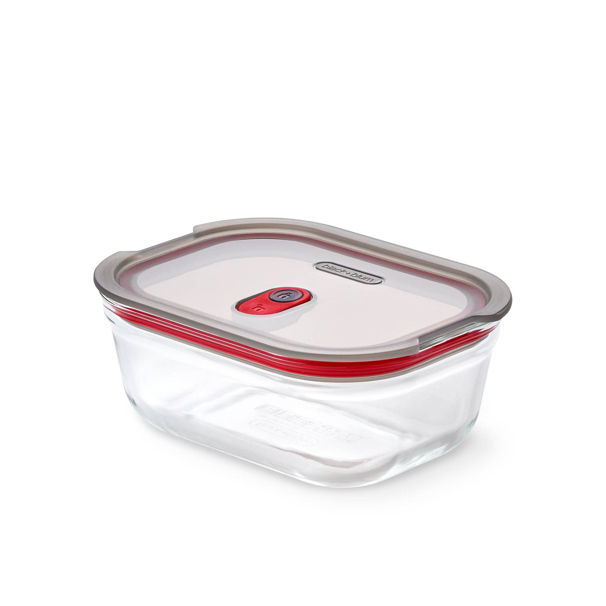Black+Blum glass multifunction storage jar with airtight lid for kitchen organization and food storage.