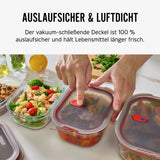 Black+Blum glass multifunction storage jar with a sleek design, ideal for kitchen organization and food storage.