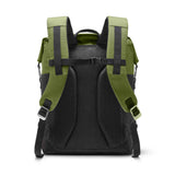 Black+Blum foldable 20L cooler backpack with insulated interior and adjustable straps, ideal for keeping food and drinks cold.