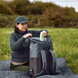 BLACK+BLUM foldable 20L cooler backpack, lightweight insulated Kühltasche with adjustable straps and carry handle.