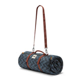 BLACK+BLUM picnic blanket in green, 2x1.4 meters, outdoor fabric with a soft, comfortable surface for outdoor picnics.