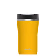 ALADDIN Barista thermobecher in Sonnen-Gelb, 250 ml, stainless steel travel mug with lid for hot beverages.