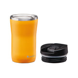 ALADDIN Barista thermobecher in Sonnen-Gelb, 250 ml, stainless steel travel mug with lid and ergonomic design for hot beverages.