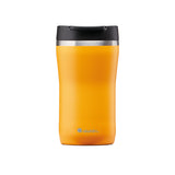 ALADDIN Barista thermobecher in Sonnen-Gelb, 250ml, with stainless steel body and leak-proof lid for hot drinks.