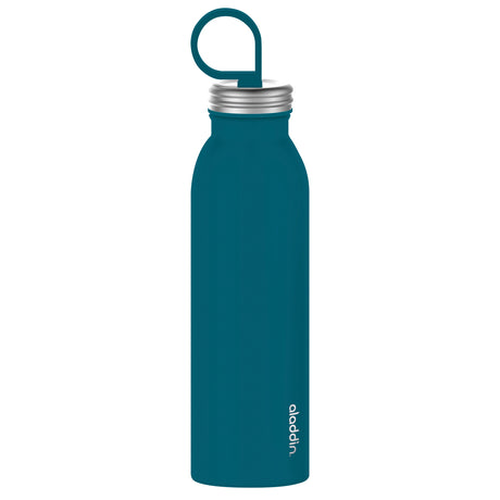 ALADDIN Marine-blue Chilled Isolierflasche 550ml with stainless steel design, perfect for keeping beverages cold.