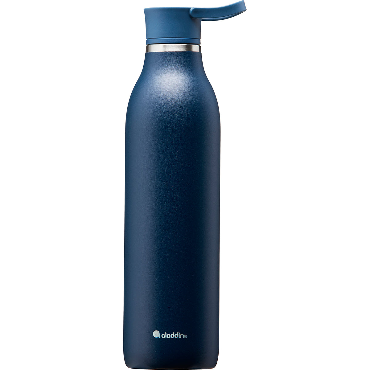 Blue ALADDIN CITY LOOP insulated bottle with 600 ml capacity, showing the sleek design and secure lid.