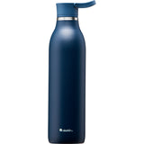 Blue ALADDIN CITY LOOP insulated bottle with 600 ml capacity, showing the sleek design and secure lid.