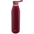 Red ALADDIN City Loop insulated bottle, 600 ml, featuring a sleek design and secure lid for hot and cold beverages.