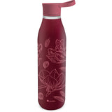 ALADDIN City Loop insulated bottle in red, 600 ml, showing the sleek design and screw-on cap of this thermal drink container.