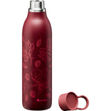 ALADDIN City Loop insulated bottle in red with 600ml capacity, featuring a sleek design and double-wall insulation.