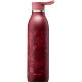 Red ALADDIN City Loop insulated bottle, 600ml, with a sleek design and secure cap, ideal for hot or cold beverages.