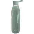 ALADDIN City Loop insulated bottle in green, 600 ml, showing a sleek design and secure screw lid for hot or cold drinks.