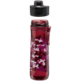 ALADDIN burgundy sports tracker water bottle, 80ml capacity, with sleek design and ergonomic features for active hydration.