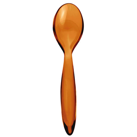 GNALI & ZANI Eierlöffel PICO, 12.5 cm, clear plastic, small spoon for eggs, natural design perfect for breakfast serving.