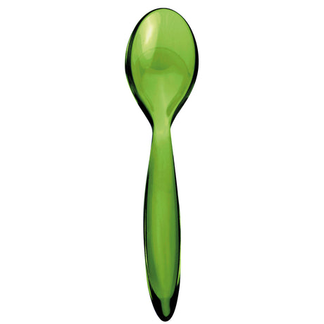GNALI & ZANI PICO egg spoon in clear plastic, 12.5 cm long, designed for serving and handling eggs with ease.