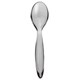GNALI & ZANI PICO egg spoon in clear plastic, 12.5 cm long, designed for serving eggs with a sleek, modern look.