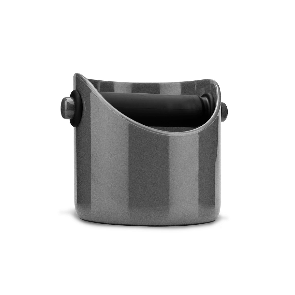 DREAMFARM Kaffeesatz-Behälter for coffee grounds disposal, sleek container with lid, made by GRINDENSTEIN.