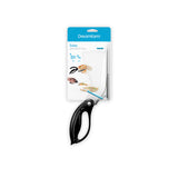DREAMFARM Pizzaschere, SCIZZA, with a stainless steel blade and ergonomic handle for easy pizza slicing.