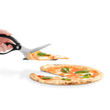 DREAMFARM Pizzaschere, SCIZZA pizza cutter with stainless steel blade and ergonomic handle for easy slicing.