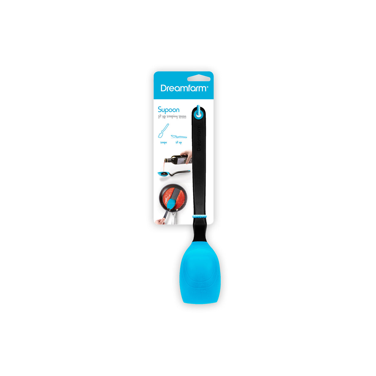 DREAMFARM 3-in-1 Kochlöffel (Spoon) with ergonomic handle and versatile design, ideal for cooking and stirring.