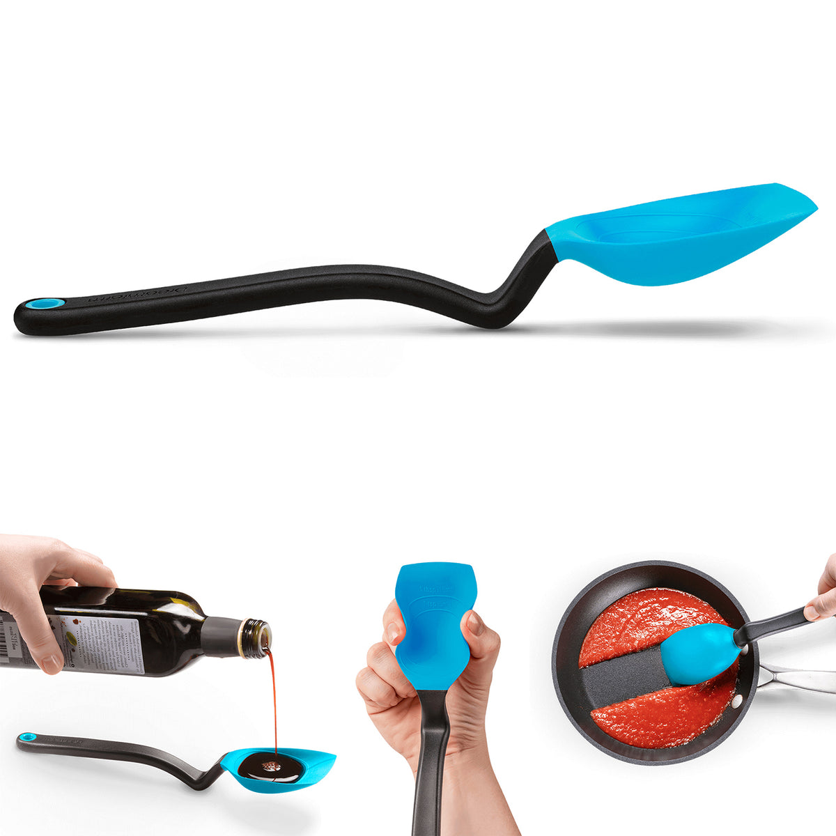 DREAMFARM 3-in-1 Kochlöffel (Spoon) with ergonomic handle and versatile design for cooking and serving.