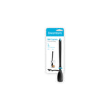 DREAMFARM mini soup spoon showing a small, stainless steel cooking spoon with a wooden handle for precise stirring and serving.