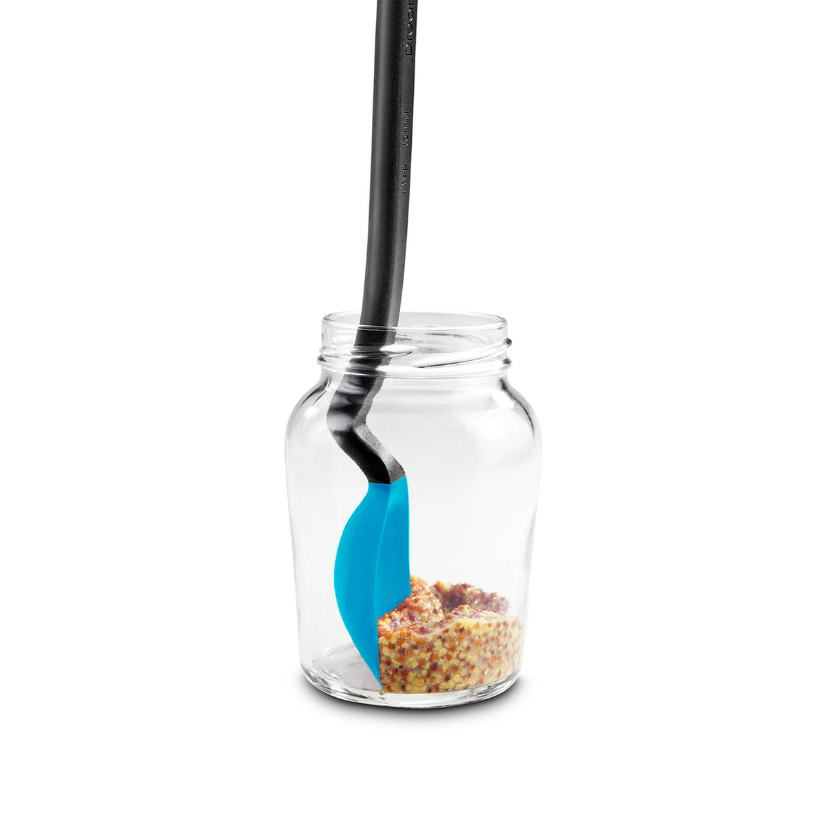 DREAMFARM mini cooking spoon, a small wooden kitchen utensil with a smooth handle and rounded spoon head for cooking and serving.