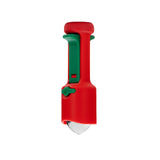 DREAMFARM Obst-Entkerner HULLAPIT with strawberry stem remover, stainless steel fruit pitter for cherries and small fruits.