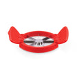 DREAMFARM apple slicer FLAPPLE in red, 12.6 cm, with four evenly spaced blades for easy apple cutting.