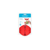 DREAMFARM red apple slicer, FLAPPLE, 12.6 cm, made of durable plastic and metal, designed for easy apple slicing.