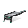 DREAMFARM Küchenreibe NOCUTU in grün, 28.5 cm, with sharp stainless steel grating surface for efficient food preparation.