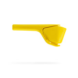DREAMFARM orange juicer FLUICER with ergonomic handle and stainless steel reamer for fresh citrus juice extraction.