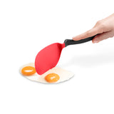 DREAMFARM MINI CHOPULA black kitchen spatula, compact and versatile kitchen wender for cooking and stirring in black.