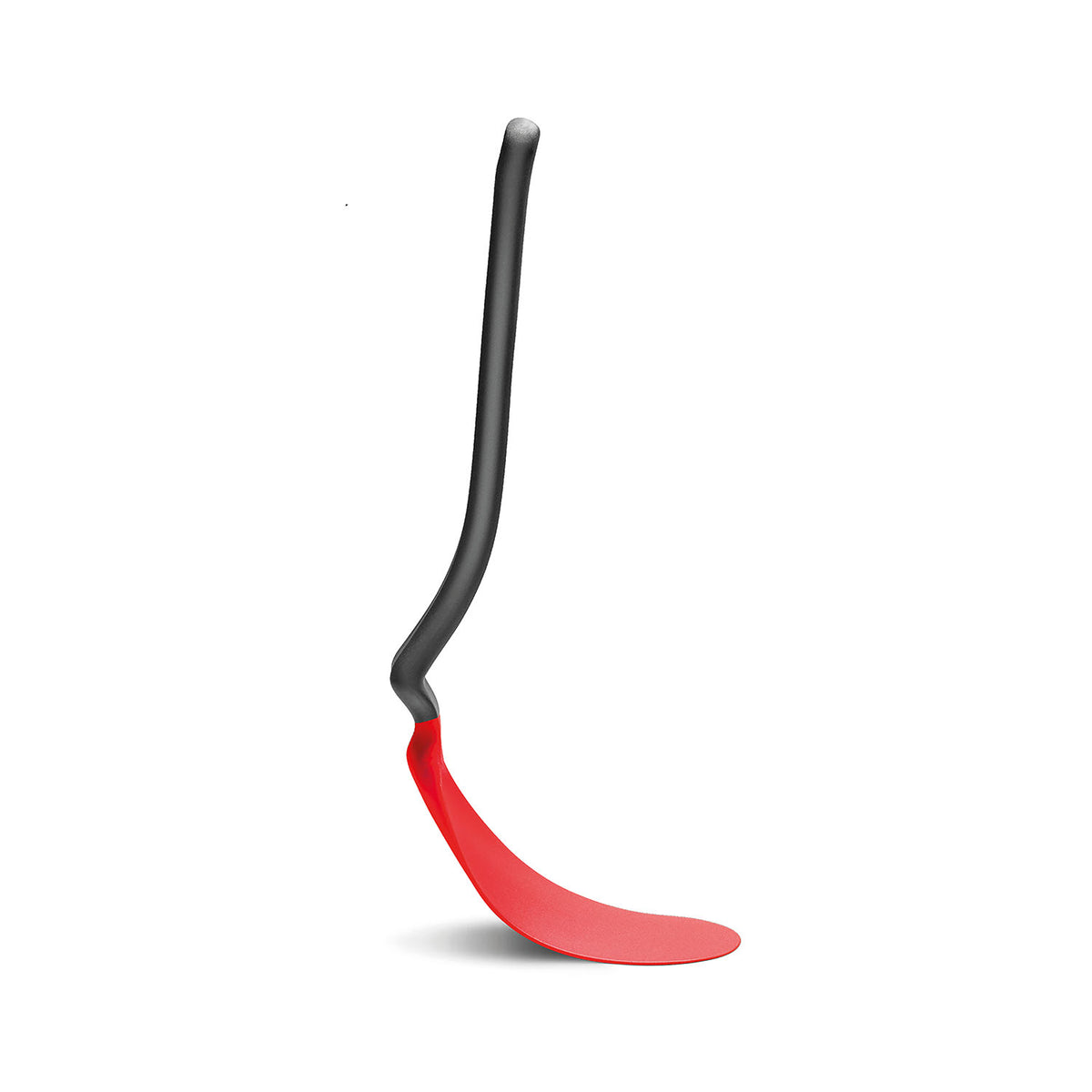 DREAMFARM Pfannenwender Chopping spatula with a black handle, suitable for cooking and flipping food in the kitchen.