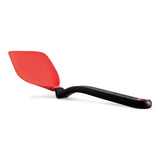 DREAMFARM Pfannenwender CHOPULA in black and red, heat-resistant kitchen spatula for flipping and serving food.
