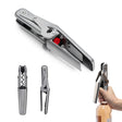 DREAMFARM stainless steel corkscrew with 17.5 cm length, designed for opening wine bottles easily and efficiently.