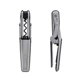 DREAMFARM stainless steel corkscrew with 17.5 cm length, designed for opening wine bottles.