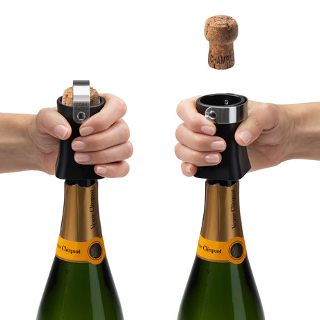 Dreamfarm Champop cork stopper for bottles, made of durable material, with a smooth, natural finish and a secure sealing design.