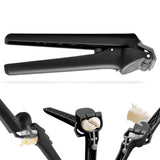 DREAMFARM GARJECT garlic press made of stainless steel with ergonomic handle for easy garlic crushing.