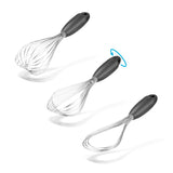 DREAMFARM Schneebesen (whisk) with stainless steel handle and wire loops for mixing and whipping ingredients in the kitchen