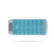 White DREAMFARM ice cube tray with multiple compartments for making ice cubes, made of durable plastic.