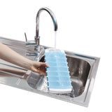 DREAMFARM NOSPILA white ice cube tray with flexible silicone mold for making ice cubes