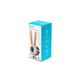 DREAMFARM ORTWO black spice grinder with ceramic grinding mechanism and sleek matte finish.